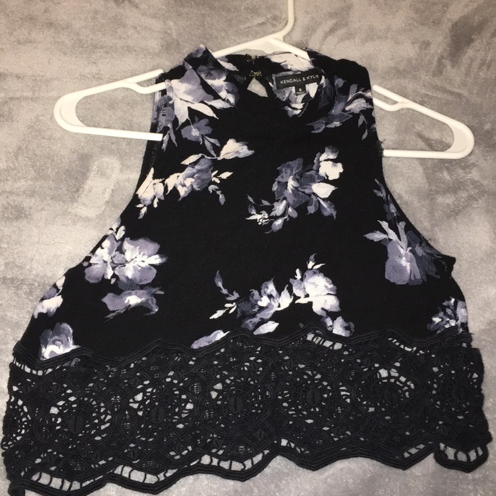 Floral crop top